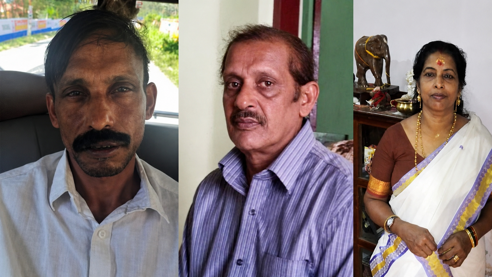 Suspects of The Elanthoor Human Sacrifice Case, Shafi (52), Bhagaval Singh (68), Laila (59)
