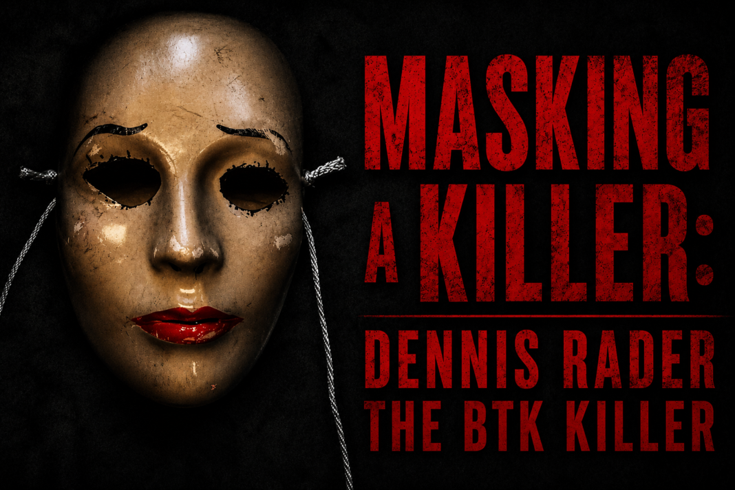 Masking a Killer: Dennis Rader the BTK Killer Trigger Warning: This article covers the crimes of Dennis Rader (the BTK Killer) and includes discussions of serial murder, violence, stalking, and disturbing criminal behavior. It is intended for informational and educational purposes. Reader discretion is advised.