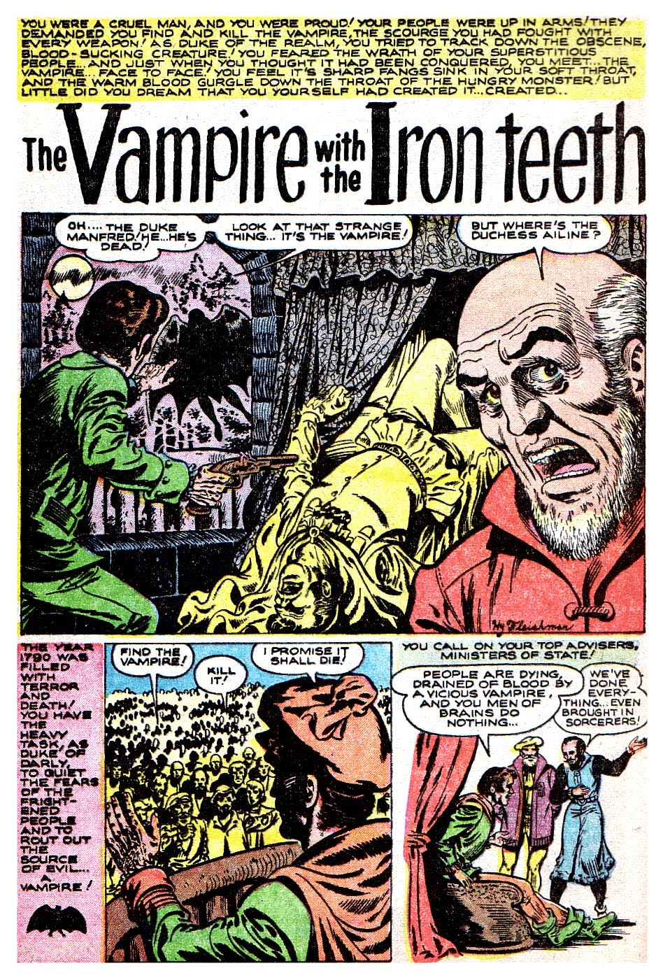 The Gorbals Vampire: The Night Glasgow’s Children Went Hunting 6 The Horror Comic Story Published in Dark Mysteries #15, Source: thehorrorsofitall