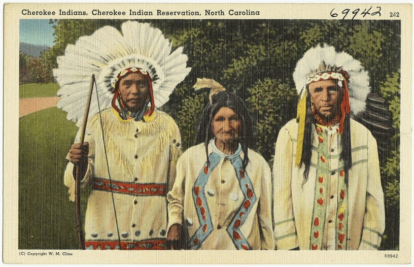 The Moon-Eyed People of North Carolina 5 Photo of Cherokee Indians, North Carolina
