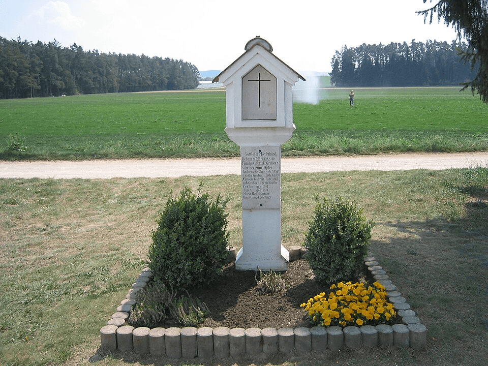 The Hinterkaifeck Memorial Site, Source: Wikimedia Commons