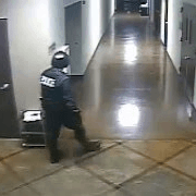 Missy Bevers Murder Case: The Killer On Camera 6 CCTV Footage Showing the Unidentified Suspect Inside Church, Source: CBS News