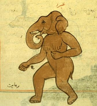 Half Elephant, Half Human Creature