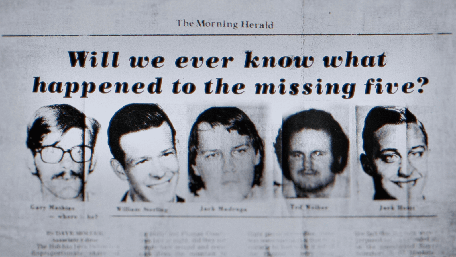 Missing Yuba County Five, Unsolved Mysteries